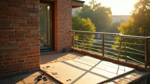 Papa na balkon